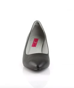 Pleaser Direct Larger Size Shoes Kitten 01 Black Matte Heels