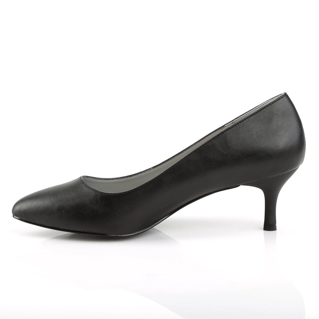 Pleaser Direct Larger Size Shoes Kitten 01 Black Matte Heels 3 Pleaser Direct Larger Size Shoes Kitten 01 Black Matte Heels
