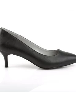 Pleaser Direct Larger Size Shoes Kitten 01 Black Matte Heels 9 Pleaser Direct Larger Size Shoes Kitten 01 Black Matte Heels