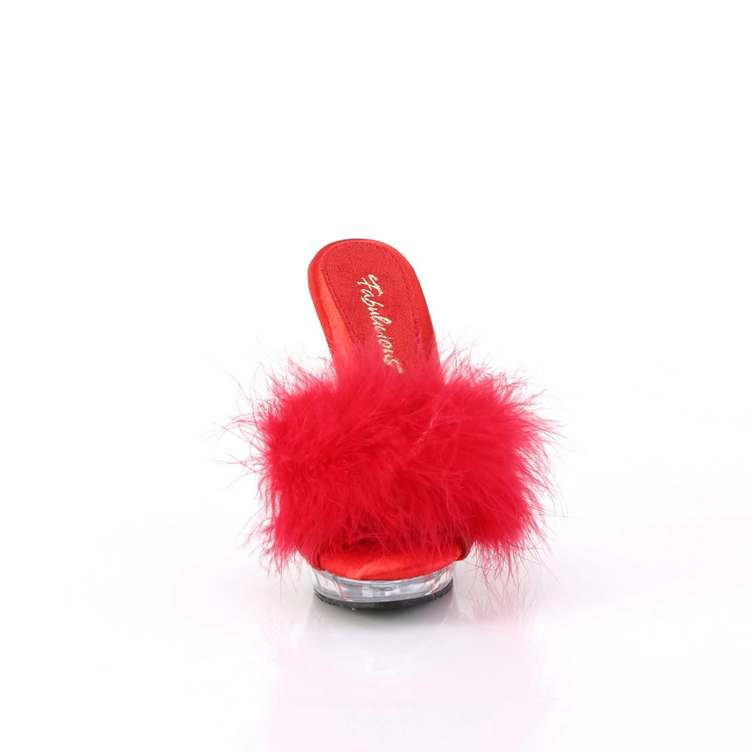 Pleaser Direct Lip 101-8 Red Furry Sandals Larger Size Shoes 2 Pleaser Direct Lip 101-8 Red Furry Sandals Larger Size Shoes