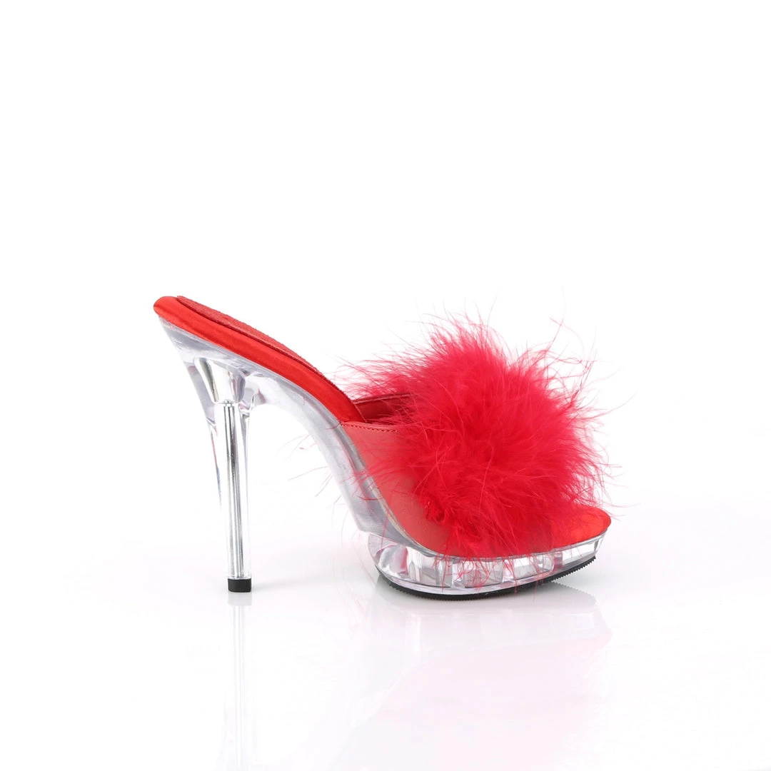 Pleaser Direct Lip 101-8 Red Furry Sandals Larger Size Shoes 5 Pleaser Direct Lip 101-8 Red Furry Sandals Larger Size Shoes