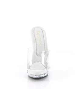 Pleaser Direct Larger Size Shoes Lip 101 Clear Sandals