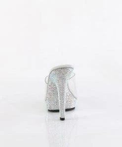 Pleaser Direct Lip 101DM Sparkling Sandals Larger Size Shoes