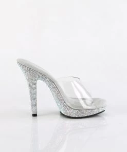 Pleaser Direct Lip 101DM Sparkling Sandals Larger Size Shoes