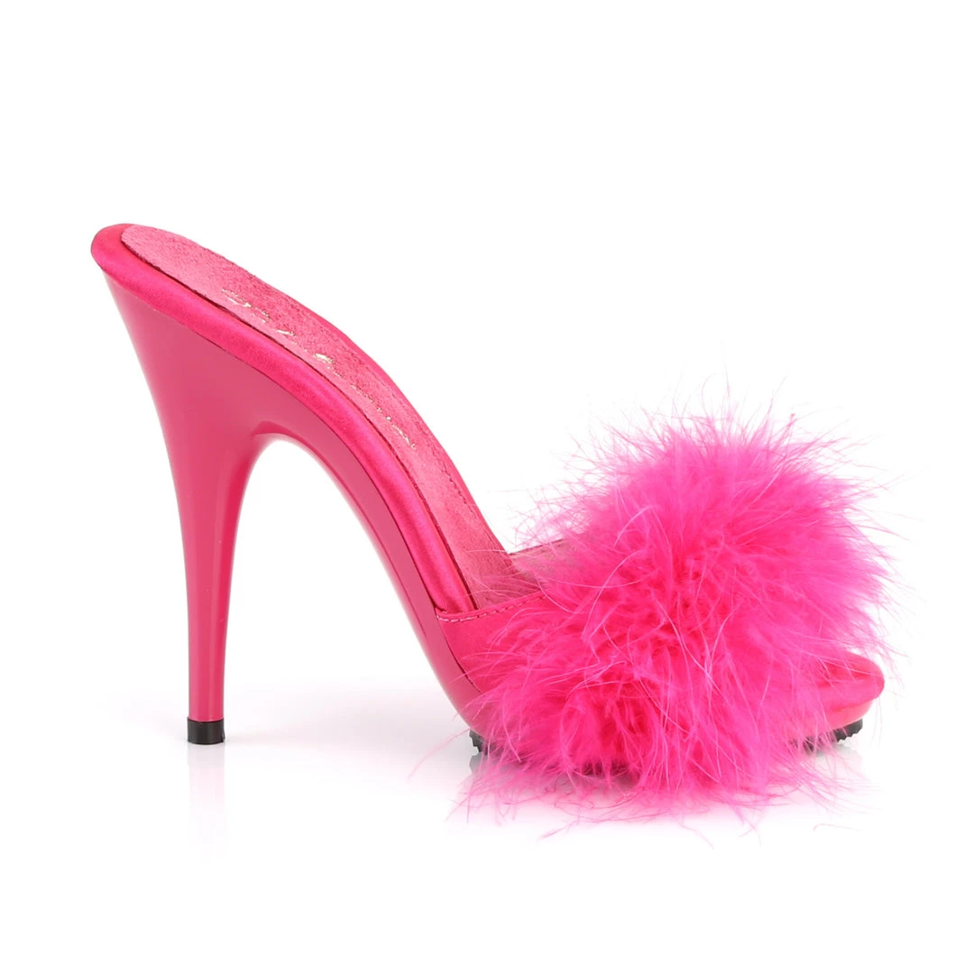 Pleaser Direct Poise 501F Hot Pink Furry Sandals Larger Size Shoes 5 Pleaser Direct Poise 501F Hot Pink Furry Sandals Larger Size Shoes