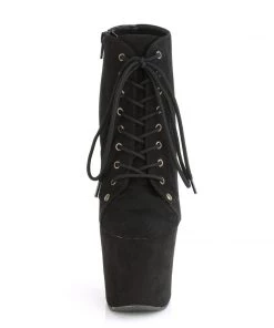 Pleaser Direct Radiant 1005 Black Ankle Boots