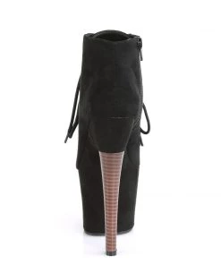 Pleaser Direct Radiant 1005 Black Ankle Boots