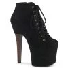 Pleaser Direct Radiant 1005 Black Ankle Boots