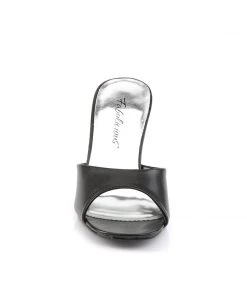 Pleaser Direct Romance 301-2 Black Slide Sandals Larger Size Shoes