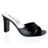 Pleaser Direct Romance 301-2 Black Slide Sandals Larger Size Shoes