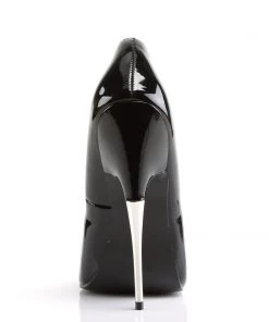 Pleaser Direct Scream 01 Black Patent Steel Heels Larger Size Shoes 8 Pleaser Direct Scream 01 Black Patent Steel Heels Larger Size Shoes
