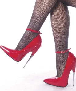 Pleaser Direct Scream 12 Red Patent Steel High Heels