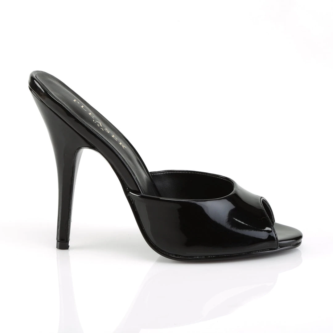 Pleaser Direct Larger Size Shoes Seduce 101 Black Patent Slip On Heels 5 Pleaser Direct Larger Size Shoes Seduce 101 Black Patent Slip On Heels