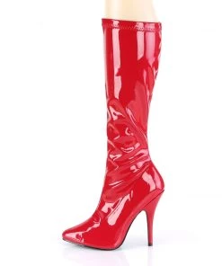 Pleaser Direct Seduce 2000 Red Patent Knee High Boots Larger Size Shoes 7 Pleaser Direct Seduce 2000 Red Patent Knee High Boots Larger Size Shoes