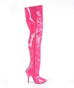Pleaser Direct Seduce 3010 Hot Pink Thigh High Boots Larger Size Shoes
