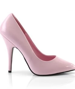 Pleaser Direct Seduce 420 Baby Pink Patent Heels Larger Size Shoes
