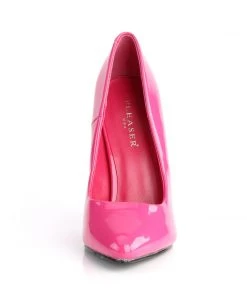 Pleaser Direct Seduce 420 Hot Pink Patent Heels Larger Size Shoes