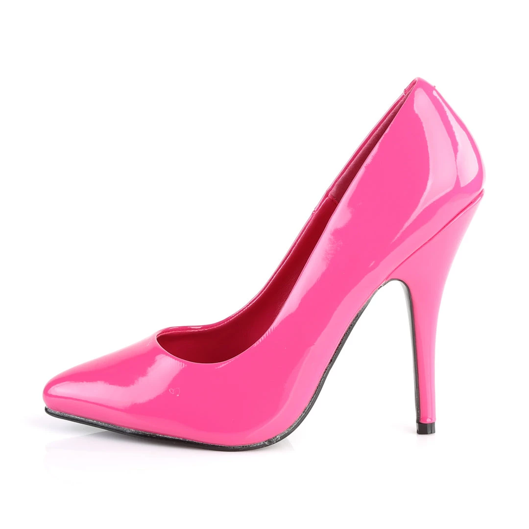 Pleaser Direct Seduce 420 Hot Pink Patent Heels Larger Size Shoes 3 Pleaser Direct Seduce 420 Hot Pink Patent Heels Larger Size Shoes