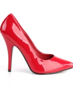 Pleaser Direct Seduce 420 Red Patent Pumps 9 Pleaser Direct Seduce 420 Red Patent Pumps