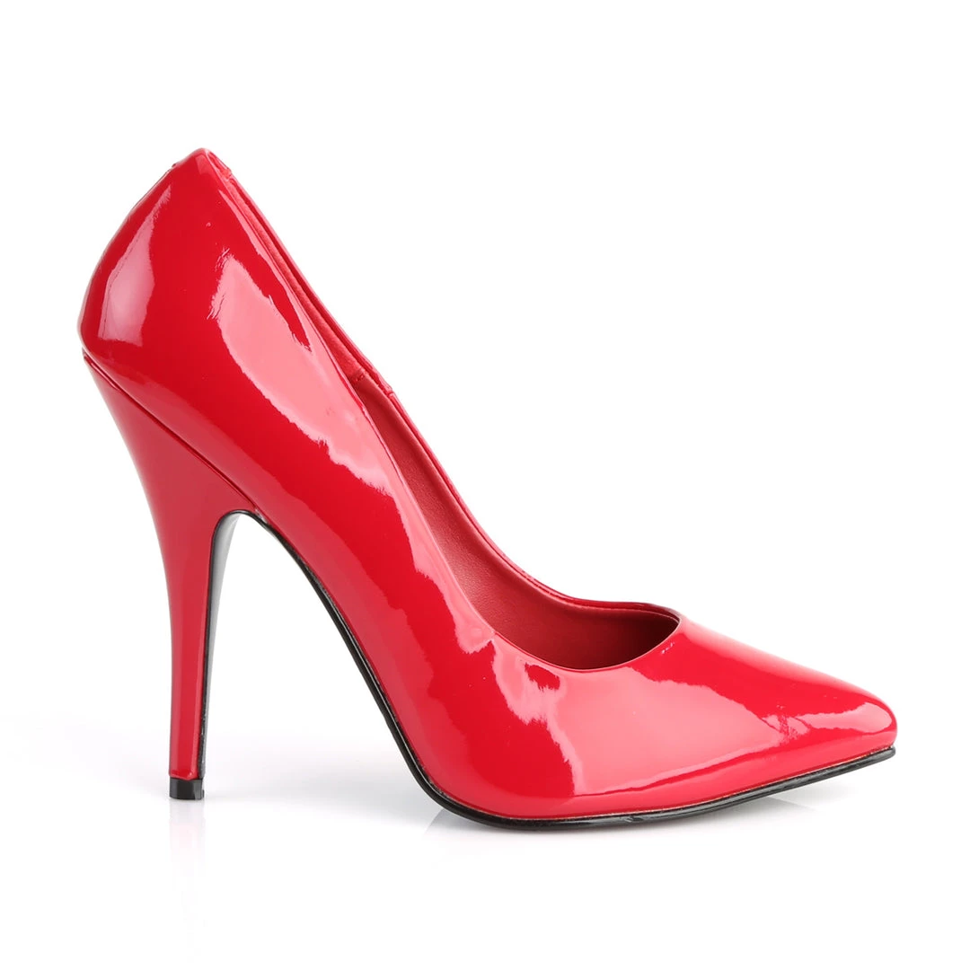Pleaser Direct Seduce 420 Red Patent Pumps 5 Pleaser Direct Seduce 420 Red Patent Pumps