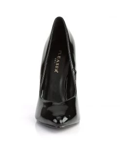 Pleaser Direct Seduce 420V Black Patent Pumps
