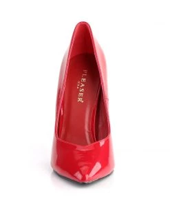 Pleaser Direct Seduce 420V Red Patent Pumps Larger Size Shoes