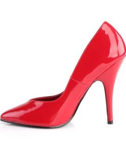 Pleaser Direct Seduce 420V Red Patent Pumps Larger Size Shoes