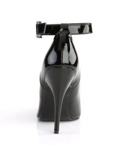 Pleaser Direct Larger Size Shoes Seduce 431 Black Patent Pumps
