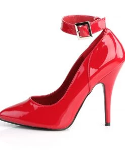 Pleaser Direct Larger Size Shoes Seduce 431 Red Patent Pumps