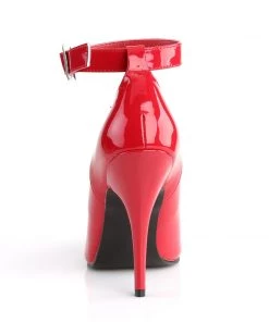 Pleaser Direct Larger Size Shoes Seduce 431 Red Patent Pumps