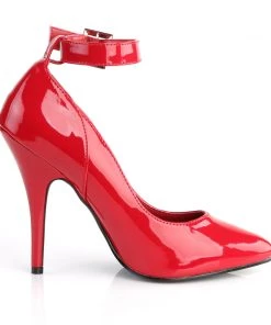 Pleaser Direct Larger Size Shoes Seduce 431 Red Patent Pumps