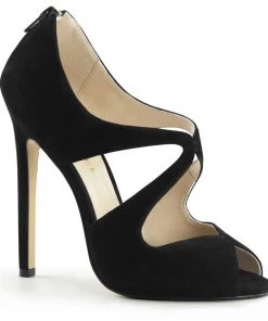 Pleaser Larger Size Shoes SEXY 12 Black 5" Heel