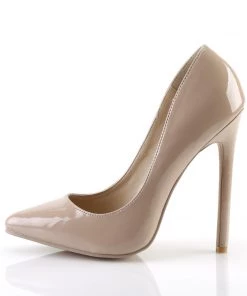 Pleaser Direct Larger Size Shoes Sexy 20 Nude Patent Stiletto Heels 7 Pleaser Direct Larger Size Shoes Sexy 20 Nude Patent Stiletto Heels
