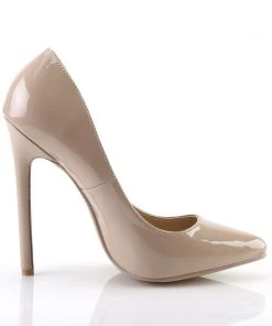 Pleaser Direct Larger Size Shoes Sexy 20 Nude Patent Stiletto Heels 9 Pleaser Direct Larger Size Shoes Sexy 20 Nude Patent Stiletto Heels