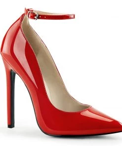 BananaShoes SEXY 23 Red Vegan 5" Heel Larger Size Shoes
