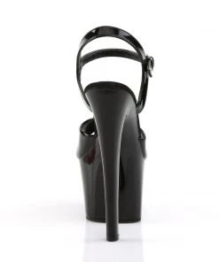 Pleaser Direct Sky 309 Black Patent Platforms Larger Size Shoes