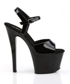 Pleaser Direct Sky 309 Black Patent Platforms Larger Size Shoes