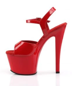 Pleaser Direct Sky 309 Red Patent Platforms 7 Pleaser Direct Sky 309 Red Patent Platforms