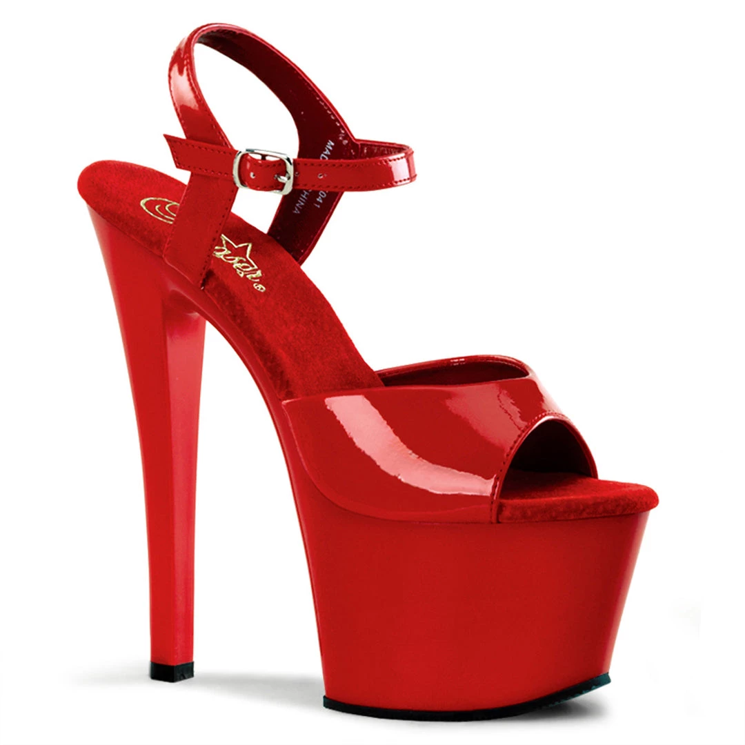 Pleaser Direct Sky 309 Red Patent Platforms 1 Pleaser Direct Sky 309 Red Patent Platforms