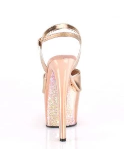 Pleaser Direct Sky 309TTG Rose Gold Chrome Platforms 8 Pleaser Direct Sky 309TTG Rose Gold Chrome Platforms