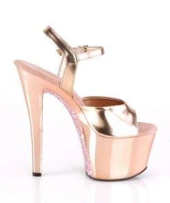 Pleaser Direct Sky 309TTG Rose Gold Chrome Platforms 9 Pleaser Direct Sky 309TTG Rose Gold Chrome Platforms