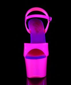 Pleaser Direct Sky 309UV Neon Pink Platforms