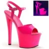Pleaser Direct Sky 309UV Neon Pink Platforms