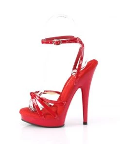 Pleaser Sultry 638 Red Sandals Larger Size Shoes