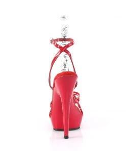 Pleaser Sultry 638 Red Sandals Larger Size Shoes