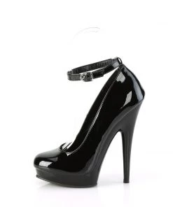 Pleaser Larger Size Shoes Sultry 686 Black Mary Jane Platforms