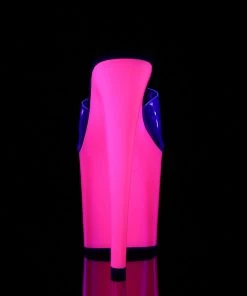Pleaser Direct Taboo 701UV Neon Pink Platforms Larger Size Shoes