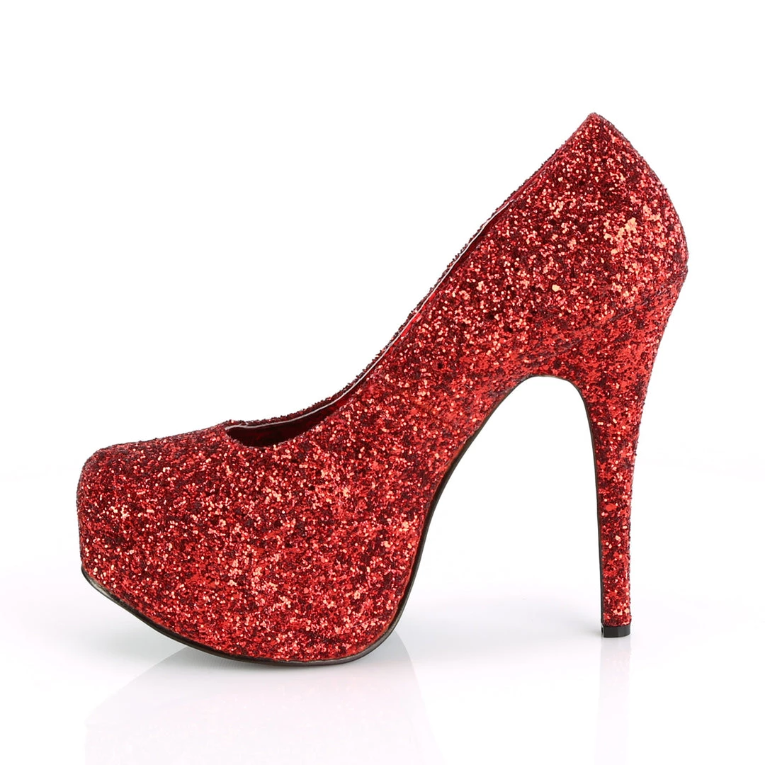 Pleaser Direct Teeze 06GW Wide Fitting Red Glitter Platforms Larger Size Shoes 3 Pleaser Direct Teeze 06GW Wide Fitting Red Glitter Platforms Larger Size Shoes
