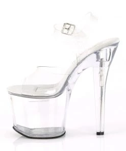 Pleaser Direct Tipjar 708RAD Clear Platforms