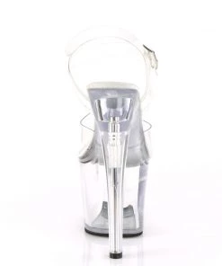 Pleaser Direct Tipjar 708RAD Clear Platforms